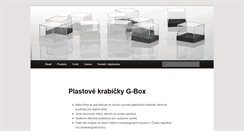 Desktop Screenshot of plastove-krabicky.cz