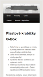 Mobile Screenshot of plastove-krabicky.cz